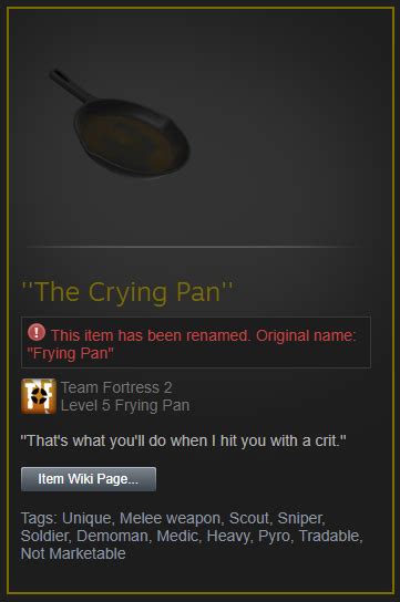 Here's my frying pan. : r/tf2