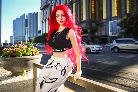 Cm Qitadoll Hot Red Hair Bad Schoolgirl Sex Doll Free HD Video