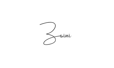 85+ Zaini Name Signature Style Ideas | Superb E-Sign