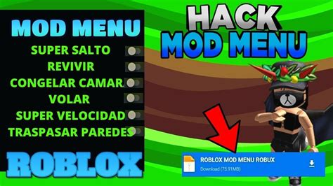 EL MEJOR MOD MENU Para Roblox 2022 ULTIMA VERSION VUELA SIN CLIP