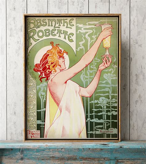 Art Nouveau ABSINTHE POSTER Absinthe Print Vintage - Etsy