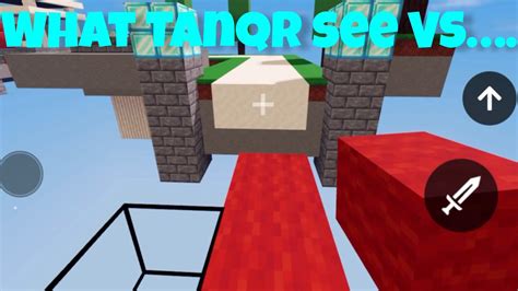 What Tanqr Sees Vs What Tanqr Fans See 😂😱 Roblox Bedwars Youtube