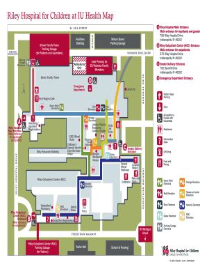 Riley Hospital Parking Map