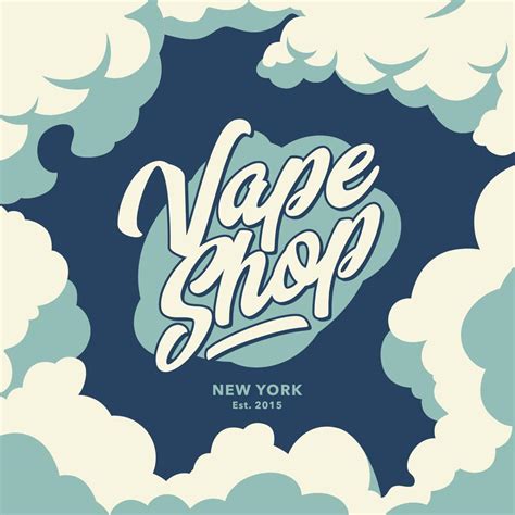 Vape Shop Vector Emblem 9651652 Vector Art At Vecteezy