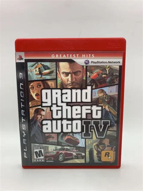 Grand Theft Auto Iv Gta Playstation Ps Greatest Hits Comp Avec