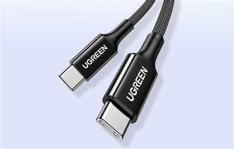 Ugreen ugreen kabel usb c do usb c 15276 1 5 m črn mimovrste