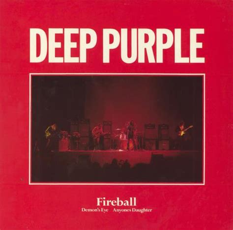 Deep Purple Fireball Promo Stickered Sleeve Uk Promo 12 Vinyl Single