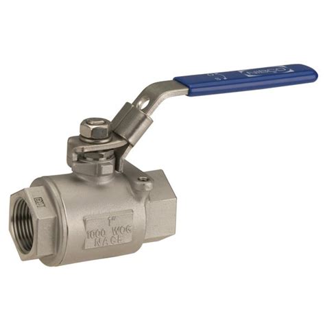 T 585 S6 R 66 LL Two Piece Stainless Steel Ball Valve Full Port On