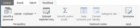 Power Pivot popis okna Excel Školení konzultace
