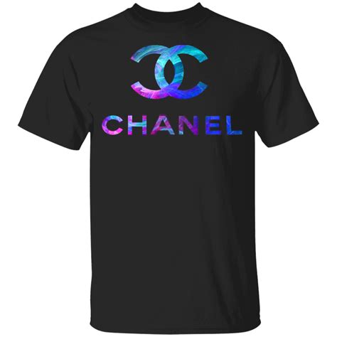 Blue Chanel Logo Luxury Youth T Shirt