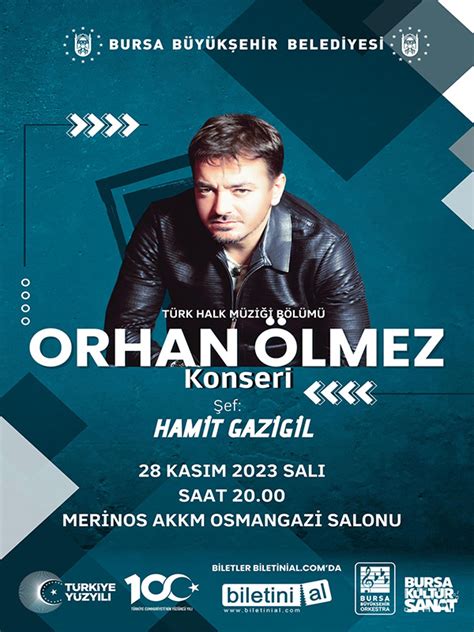 Orhan Ölmez Konseri Konseri Biletleri biletinial