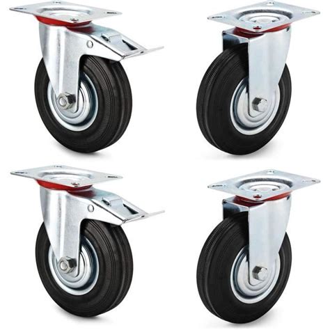 Roulettes De Transport Pour Meubles 125MM 4 Pcs Roulettes De