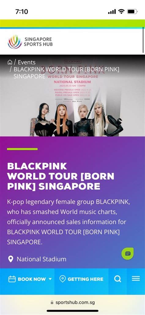 Blackpink Cat 5 Tic X2 Tickets Vouchers Event Tickets On Carousell