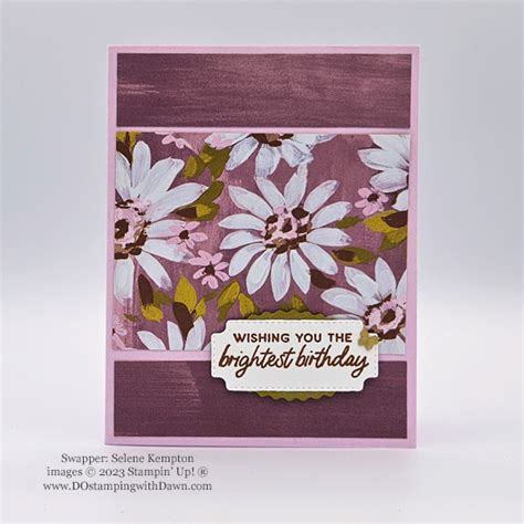 Stampin Up Fresh As A Daisy Suite Card Shared By Dawn Olchefske