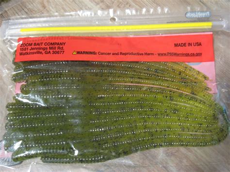 Zoom Soft Baits 7 Mag Shakey Head Worms 049 Choose Colors 15 Per