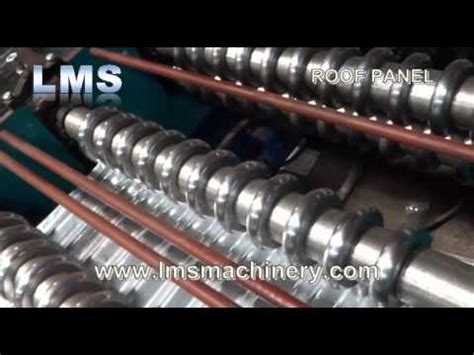 LMS CORRUGATED ROOF PANEL ROLL FORMING MACHINE YouTube