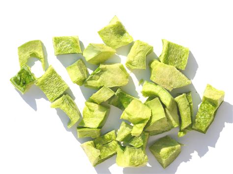 Freeze Dried Green Bell Pepper Healthy Snacks Anti Oxidants Etsy