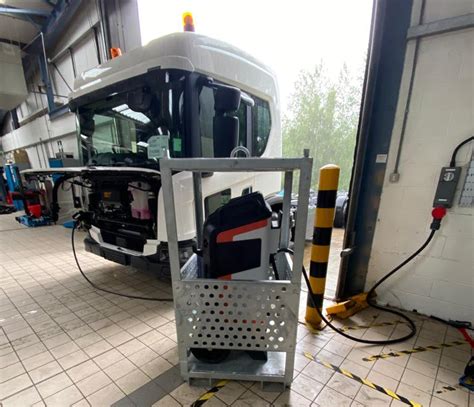 Vital Ev Supplies Scania Gb With T Series Mobile Dc Charger Vital Ev