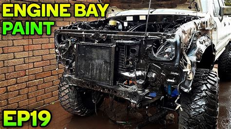 Hilux Engine Bay Painting Supercharged Hilux Build Pt19 Youtube