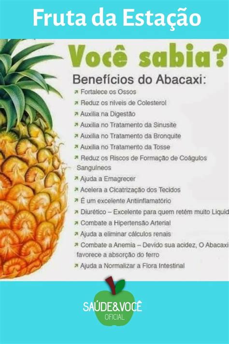 Benefícios do Abacaxi Benefícios do abacaxi Dicas de saúde