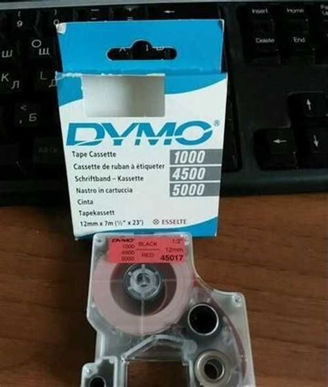 Кассета с лентой для принтера меток dymo | Festima.Ru - Мониторинг ...
