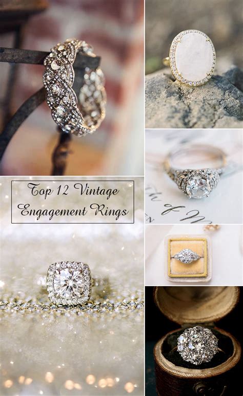 12 Swoon-some Vintage Wedding Engagement Rings You Secretly Want ...