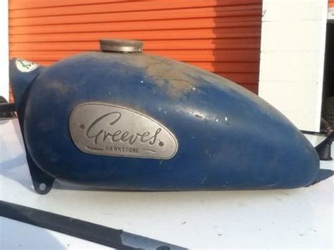 Purchase Greeves Hawkstone Gas Tank W Badges In Whittier California