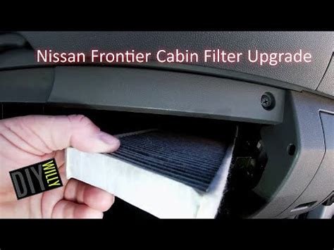 Nissan Frontier Cabin Air Filter Upgrade YouTube