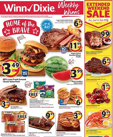 Winn Dixie Weekly Ad Jul 1 - 7, 2020 - WeeklyAds2