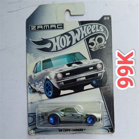 HOT WHEELS 風火輪 50 週年 68 Copo Camaro ZAMAC 版 蝦皮購物
