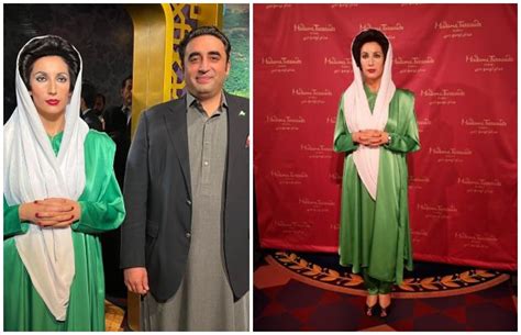 Benazir Bhuttos Wax Figure Unveiled At Madame Tussauds In Dubai Oyeyeah