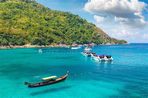 Racha Raya Island Thailand Stock Photo Image Of Phuket Boat 125120312