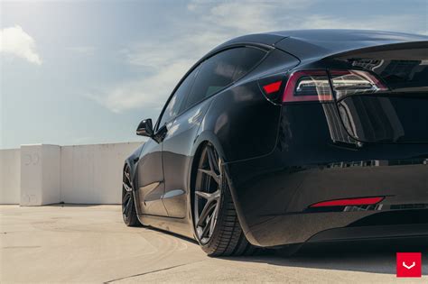 Tesla Model 3 Hybrid Forged Series Hf 5 Vossen Wheels