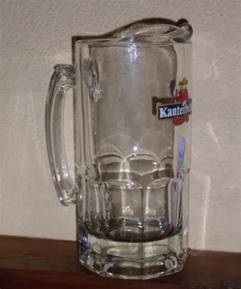 PICHET ANCIEN EN Verre De KANTERBRAU BIERE Collection 0 75 L EUR 5 00