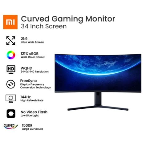 Xiaomi Curved Gaming Monitor 34 Authorized Xiaomi Store PH