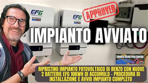 IMPIANTO FOTOVOLTAICO Faidate Ripristinato Offgrid Energia Con