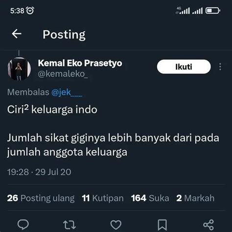 Cuitan Ciri Ciri Keluarga Indo Menurut Netizen Ini Bikin Angguk Setuju Hot Liputan