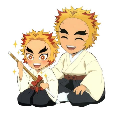 Kyojuro and Shinjuro | Demon king anime, Anime demon, Chibi