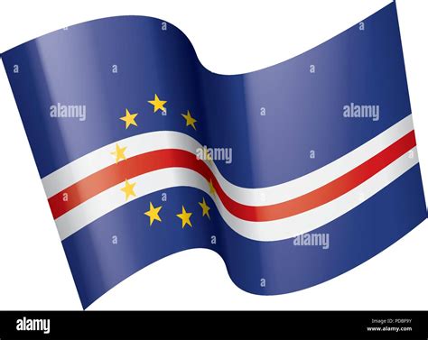 Cape Verde Flag Vector Illustration On A White Background Stock Vector