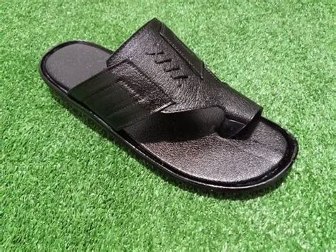 Tpr Daily Wear Mens Leather Slipper Size At Rs Pair In Agra