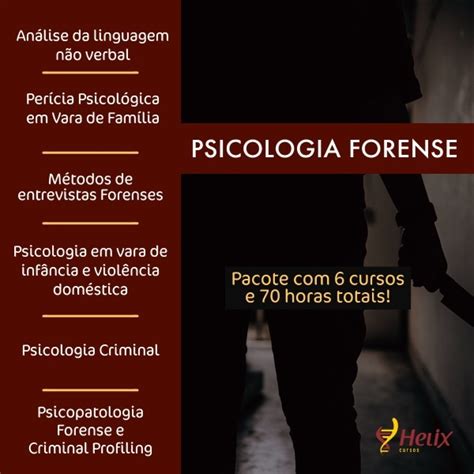 Pacote Psicologia Forense Helix Cursos Hotmart