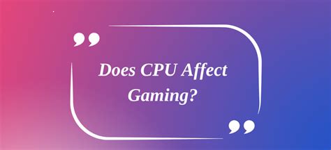 How Important Is A Cpu For Gaming Robots Net