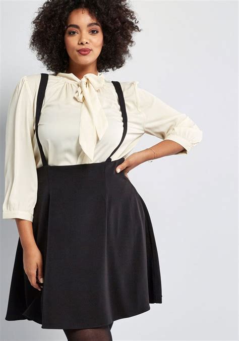 Overall Winner Jumper In 2x Cotton A Line Skirt Mid By Modcloth