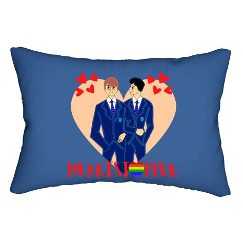 Heartstopper Netflix Charlie Nick Lumbar Pillows sold by AlulaAlvaa