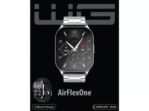 INTELIGENTNY ZEGAREK SMARTWATCH WG AIRFLEX ONE SREBRNY KOMPLET Sklep