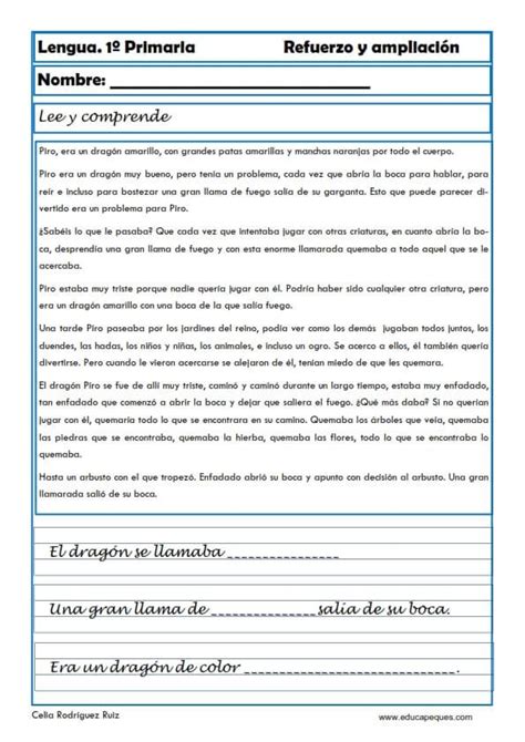 Aprende Y Repasa Lengua Primaria Continuamos Con El Repaso A Lengua De