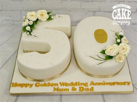 Golden Wedding Anniversary Cakes Quality Cake Company