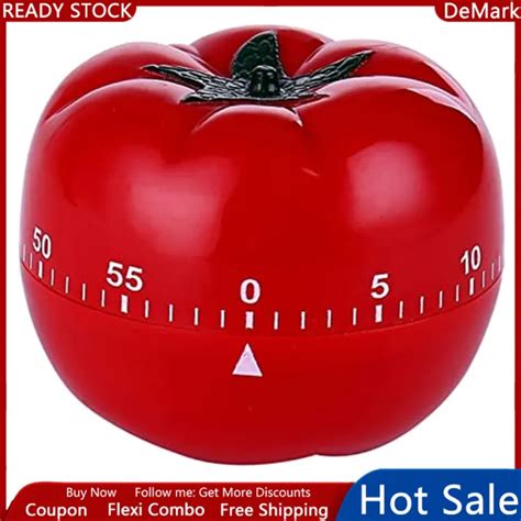 Bigger Kitchen Timer Tomato Shape Countdown Timer 60 Minutes