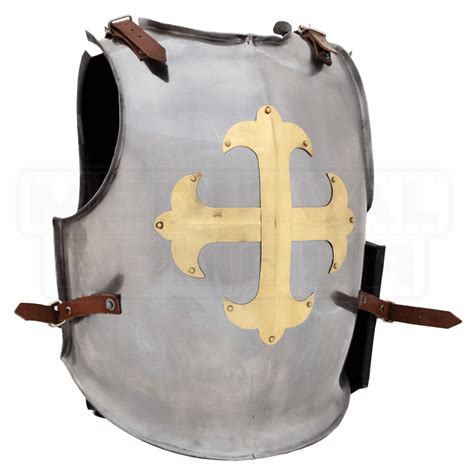 Gilt Cross Knights Cuirass Ah 3891 By Medieval Armour Leather Armour