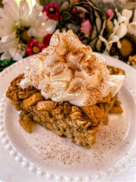 Gluten Free And Dairy Free Apple Pie Baked Oats Hope And Hummus